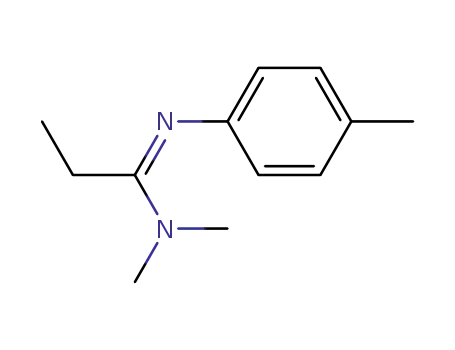 Molecular Structure of 88695-46-9 (Propanimidamide, N,N-dimethyl-N'-(4-methylphenyl)-)