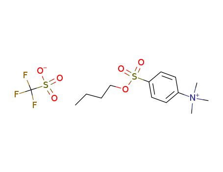 (4-butoxysulfonylphenyl)-trimethyl-azanium; trifluoromethanesulfonic acid cas  61165-46-6