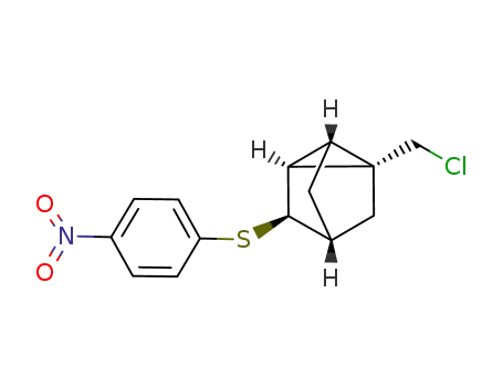(1S,2S,3R,4R,6R)-1-Chloromethyl-3-(4-nitro-phenylsulfanyl)-tricyclo[2.2.1.0<sup>2,6</sup>]heptane