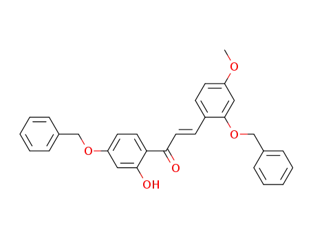 2-Propen-1-one,
1-[2-hydroxy-4-(phenylmethoxy)phenyl]-3-[4-methoxy-2-(phenylmethoxy)
phenyl]-