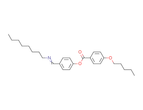 4-Pentyloxy-benzoic acid 4-[(E)-octyliminomethyl]-phenyl ester