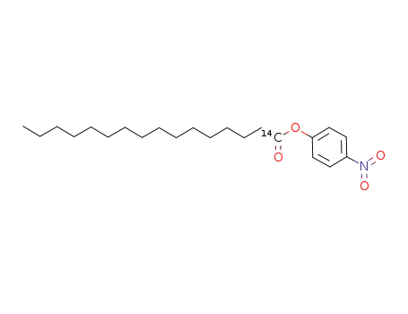 4-nitrophenyl [1-14C]palmitate