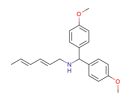 [Bis-(4-methoxy-phenyl)-methyl]-((2E,4E)-hexa-2,4-dienyl)-amine