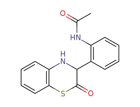 N-<2-(3,4-dihydro-2-oxo-2H-1,4-benzothiazin-3-yl)phenyl>acetamide