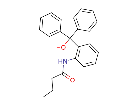 Molecular Structure of 84312-83-4 (N-[2-(Hydroxy-diphenyl-methyl)-phenyl]-butyramide)