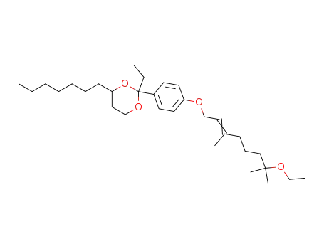 2-[4-((E)-7-Ethoxy-3,7-dimethyl-oct-2-enyloxy)-phenyl]-2-ethyl-4-heptyl-[1,3]dioxane