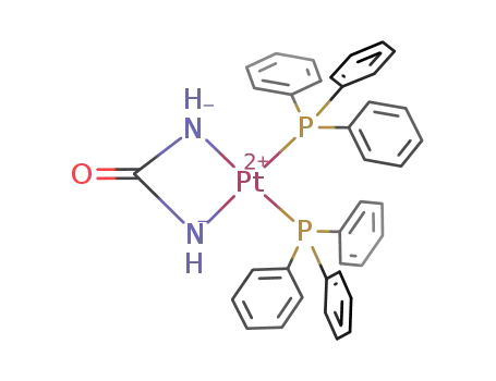 Pt(HNC(O)NH)(P(C<sub>6</sub>H<sub>5</sub>)3)2
