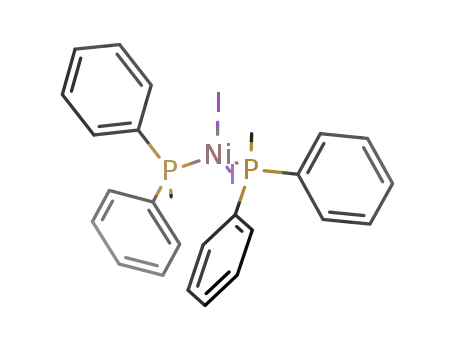 Molecular Structure of 15683-39-3 (NiI<sub>2</sub>(methyldiphenylphosphine)2)