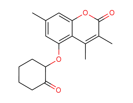 5-(2-oxo-cyclohexyloxy)-3,4,7-trimethylcoumarin
