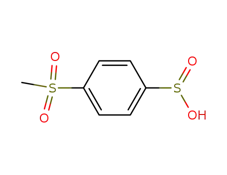 Molecular Structure of 22821-88-1 (4-(methylsulfonyl)-benzenesulfinic acid)