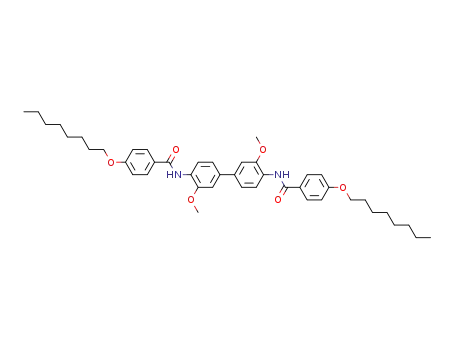 bis p,p'-(p''-n-octyloxy benzanilide)-o-dianisidine