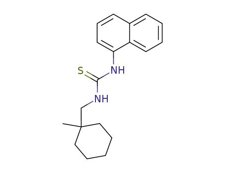 N-<1-Methyl-cyclohexylmethyl>-N'-α-naphthyl-thioharnstoff