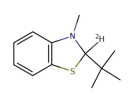 2-t-butyl-2-deuterio-3-methylbenzothiazoline