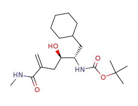 (4R,5S)-N-methyl-5-<<(tert-butyloxy)carbonyl>amino>-6-cyclohexyl-4-hydroxyhex-1-ene-2-carboxamide