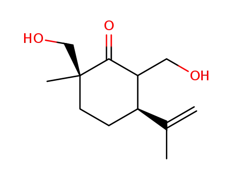 (2S,5S)-2,6-Bis-hydroxymethyl-5-isopropenyl-2-methyl-cyclohexanone