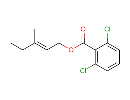 Benzoic acid, 2,6-dichloro-, 3-methyl-2-pentenyl ester, (E)-