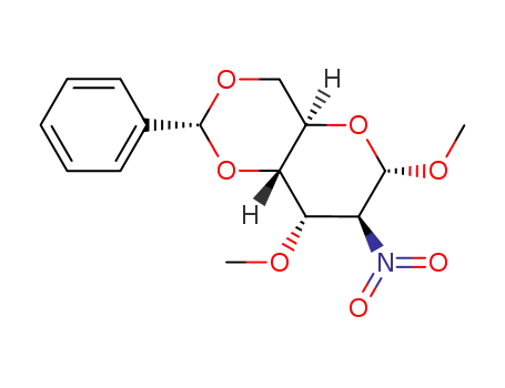 methyl 4,6-O-benzylidene-2-deoxy-3-O-methyl-2-nitro-α-D-altropyranoside