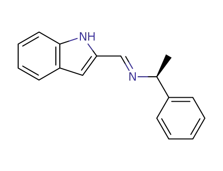 Benzenemethanamine, N-(1H-indol-2-ylmethylene)-a-methyl-, (S)-
