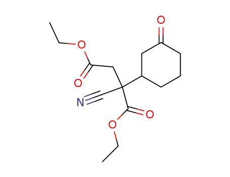 Diethyl-1-cyan-1-(3-oxocyclohexyl)-1,2-ethandicarboxylat