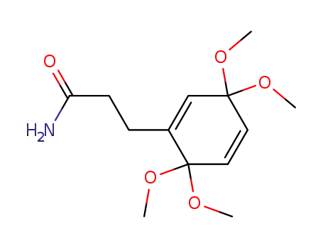 3-(2,2,5,5-Tetramethoxy-1,4-cyclohexadienyl)propionamide