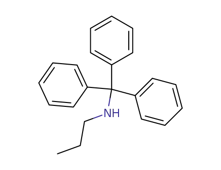 Molecular Structure of 7370-50-5 (Benzenemethanamine, alpha,alpha-diphenyl-N-propyl-)
