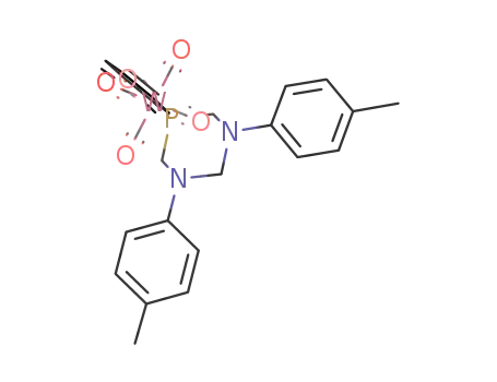 [1,3-di(p-tolyl)-5-phenyl-1,3,5-diazaphosphorinane]pentacarbonyltungsten