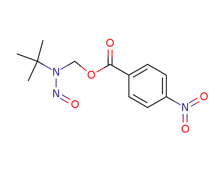Molecular Structure of 53198-39-3 (Methanol, [(1,1-dimethylethyl)nitrosoamino]-, 4-nitrobenzoate (ester))