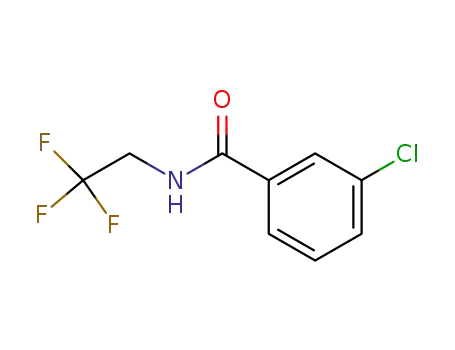 Molecular Structure of 26819-13-6 (3-Chloro-N-(2,2,2-trifluoroethyl)benzamide)
