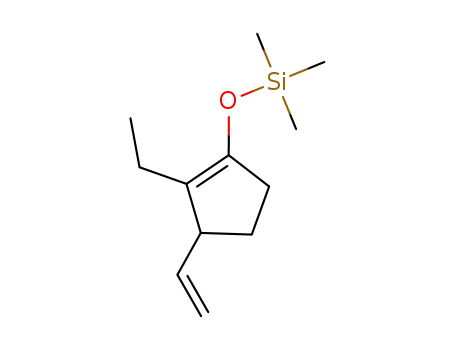 Molecular Structure of 101025-86-9 (Silane, [(3-ethenyl-2-ethyl-1-cyclopenten-1-yl)oxy]trimethyl-)