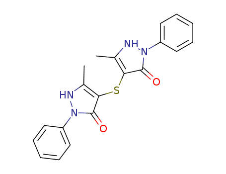 3H-Pyrazol-3-one, 4,4'-thiobis[1,2-dihydro-5-methyl-2-phenyl-