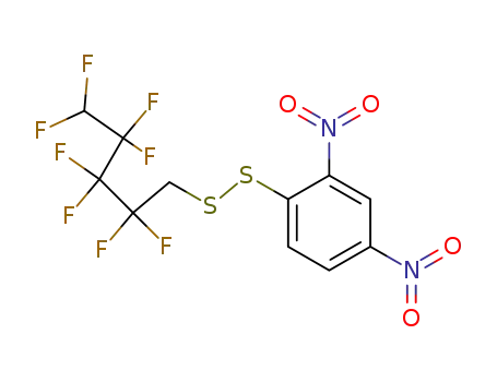 Molecular Structure of 2823-50-9 (1-(1,1,5-Trihydro-octafluor-pentyl)-2,4-dinitro-phenyl-disulfid)