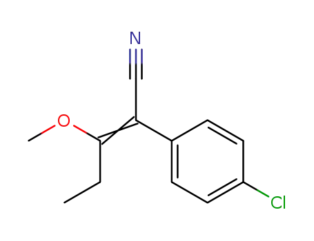 (Z)-2-(4-Chloro-phenyl)-3-methoxy-pent-2-enenitrile