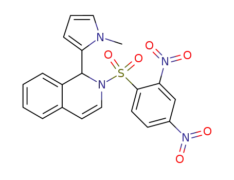 Isoquinoline,
2-[(2,4-dinitrophenyl)sulfonyl]-1,2-dihydro-1-(1-methyl-1H-pyrrol-2-yl)-