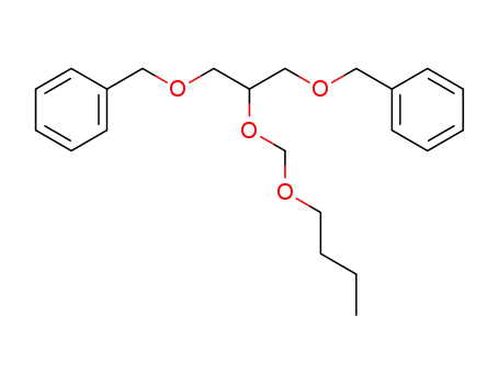 Molecular Structure of 96002-61-8 (2-Butyloxymethoxy-1,3-dibenzyloxy-propan)