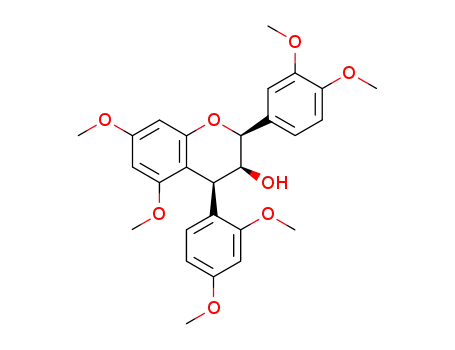 2,3-cis-3,4-cis-3',4',5,7-tetramethoxy-4-(2,4-dimethoxyphenyl)flavan-3-ol