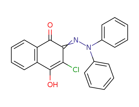 3-chloro-4-hydroxy-1,2-naphthoquinone 2-(1,1-diphenylhydrazone)