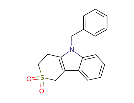 5-benzyl-1,3,4,5-tetrahydro-thiopyrano[4,3-<i>b</i>]indole 2,2-dioxide