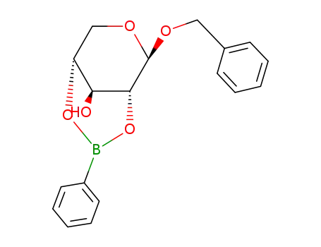 benzyl <i>O</i><sup>2</sup>,<i>O</i><sup>4</sup>-phenylboranediyl-β-<i>D</i>-xylopyranoside