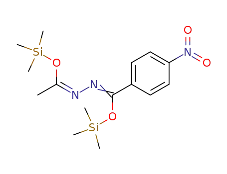 bistrimethylsilyl N<sub>1</sub>-acetyl N<sub>2</sub>-paranitrobenzoylhydrazine