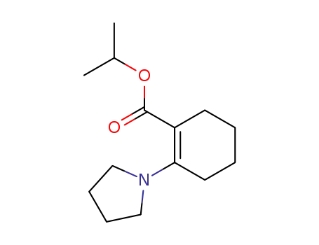 isopropyl 2-(1-pyrrolidinyl) 1-cyclohexenecarboxylate