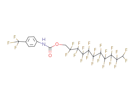 (4-Trifluoromethyl-phenyl)-carbamic acid 2,2,3,3,4,4,5,5,6,6,7,7,8,8,9,9,10,10,11,11-icosafluoro-undecyl ester