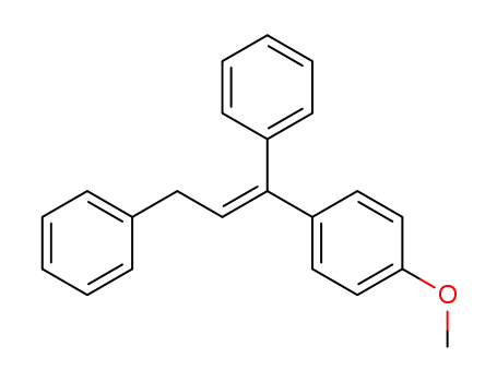 Molecular Structure of 126890-65-1 ((1-(4-methoxyphenyl)prop-1-ene-1,3-diyl)dibenzene)