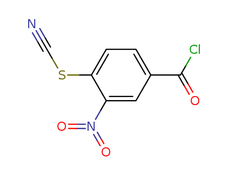 Thiocyanic acid, 4-(chlorocarbonyl)-2-nitrophenyl ester