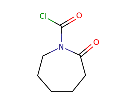 Molecular Structure of 24928-91-4 (1H-Azepine-1-carbonyl chloride, hexahydro-2-oxo-)