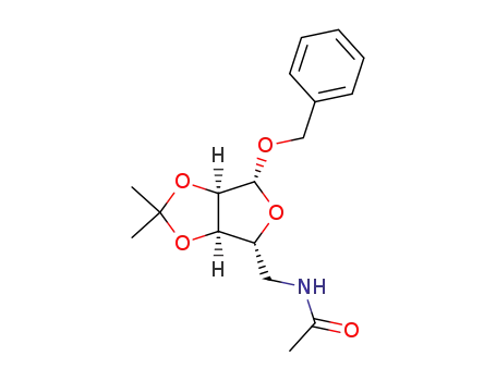 Benzyl-5-acetamino-5-desoxy-2,3-O-isopropyliden-β-D-ribofuranosid