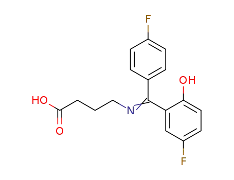 Butanoic acid,
4-[[(5-fluoro-2-hydroxyphenyl)(4-fluorophenyl)methylene]amino]-
