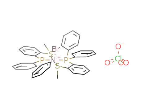 (NiBr(Diphenyl-(2-methylmercapto-phenyl)-phosphin)2)ClO<sub>4</sub>