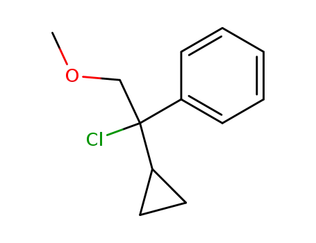 Benzene, (1-chloro-1-cyclopropyl-2-methoxyethyl)-