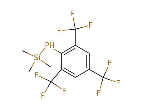 Trimethylsilanyl-(2,4,6-tris-trifluoromethyl-phenyl)-phosphane