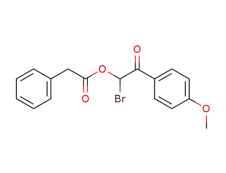 Phenyl-acetic acid 1-bromo-2-(4-methoxy-phenyl)-2-oxo-ethyl ester